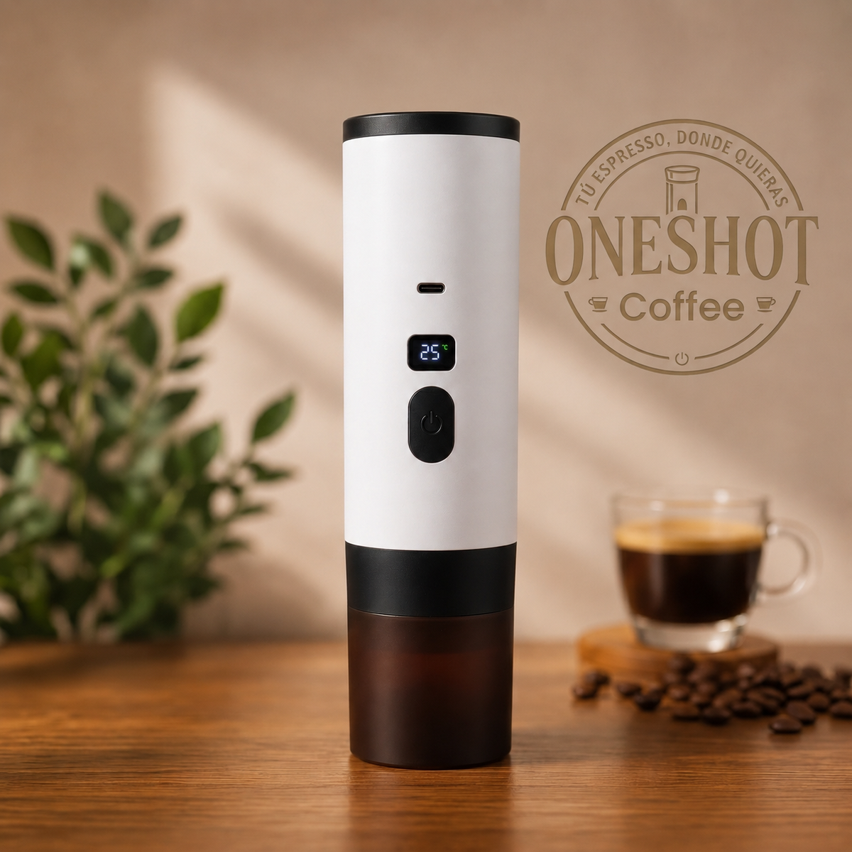 Cafetera Portátil OneShot™  3 en 1