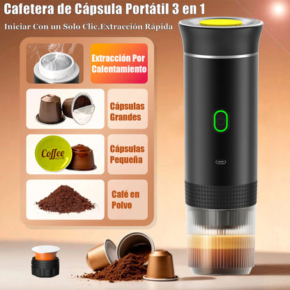 Cafetera Portatil OneShot™  3 en 1