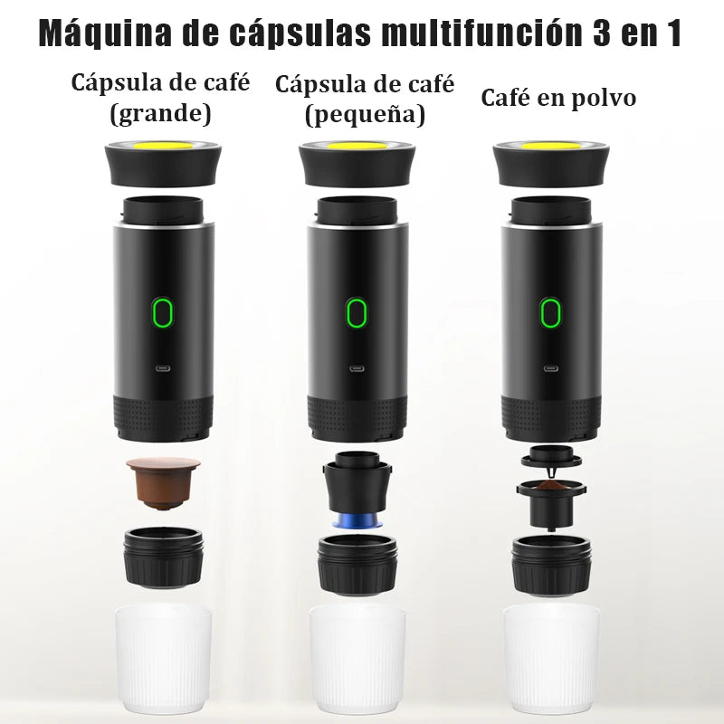 Cafetera Portatil OneShot™  3 en 1