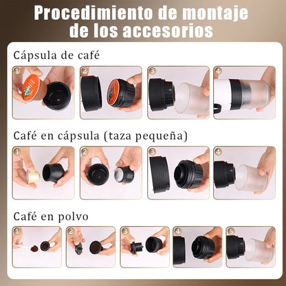 Cafetera Portatil OneShot™  3 en 1