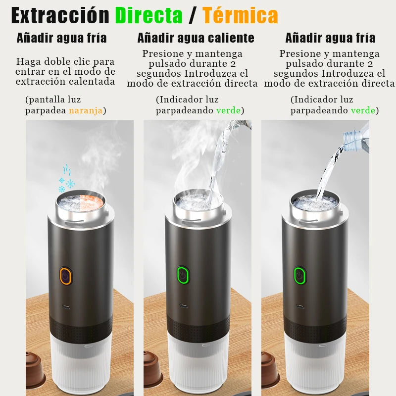 Cafetera Portatil OneShot™  3 en 1