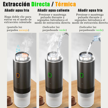 Cafetera Portatil OneShot™  3 en 1